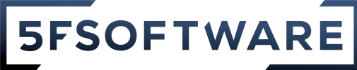 5fsoftware_logo_mit dunkelblauem Verlauf